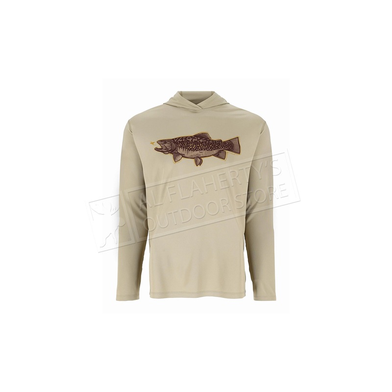 Simms Men’s Tech Hoody – Artist Series, Stone Trout Fly #13521-1312