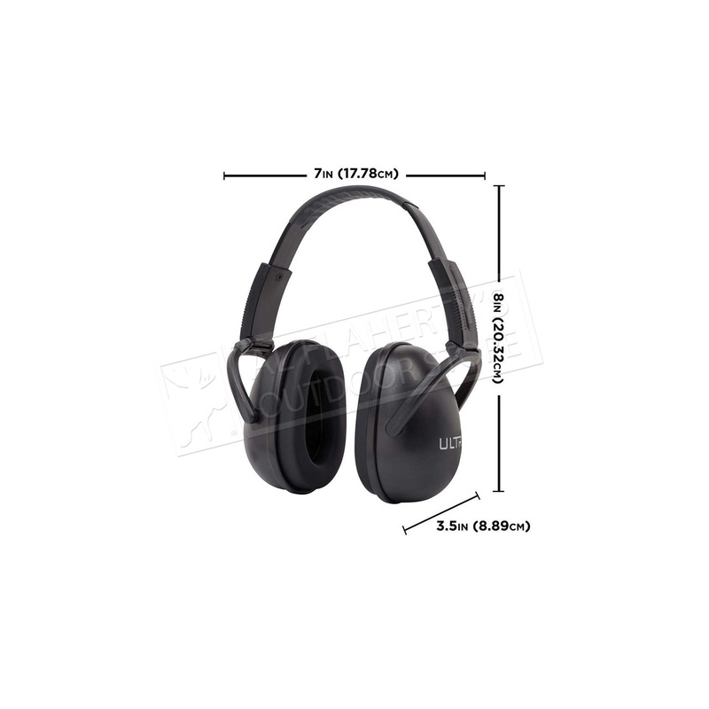 ULTRX Sound Blocker Passive Earmuff, Black #4127