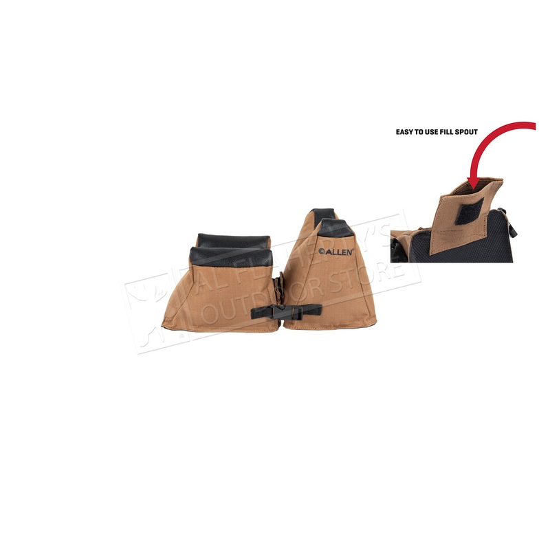 Allen Unfilled Front & Rear Shooting Bag Combo #18419