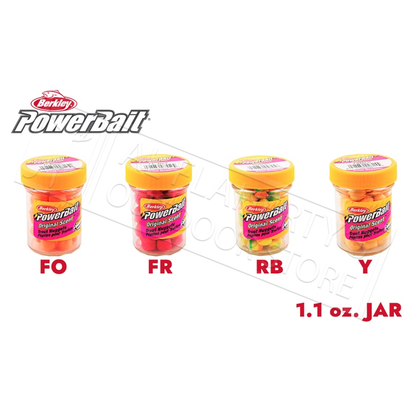 Berkley PowerBait Power Nuggets, 1.10 oz. Jars #BPN