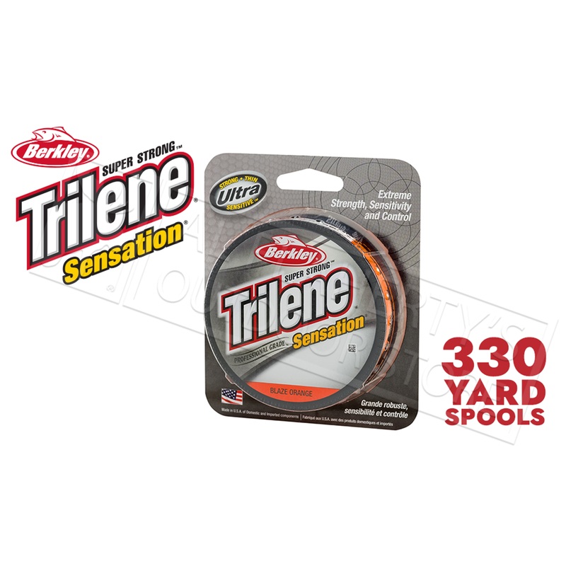Berkley Trilene Sensation Blaze Orange, 330yd Spools #SNFSNX-80