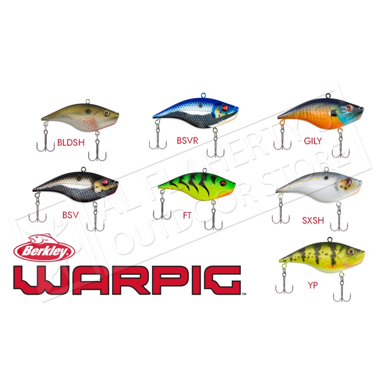 Berkley Warpig Lipless Crank Bait – BHBWP1/4 – 2-3/8