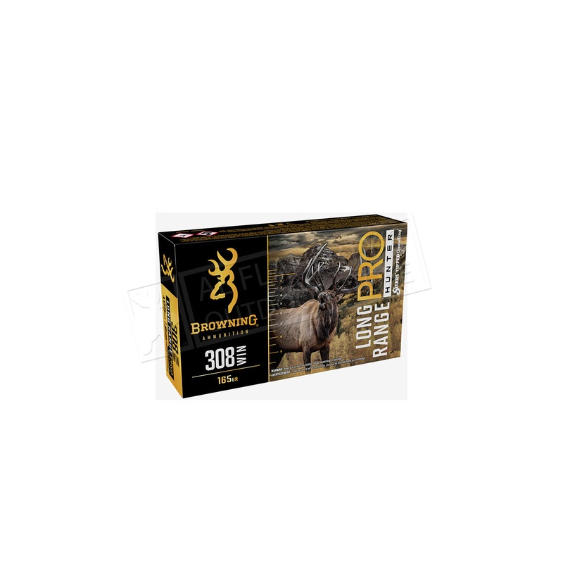 Browning Ammo 308 Long Range Pro, 165 Grain Box of 20 #B192503082