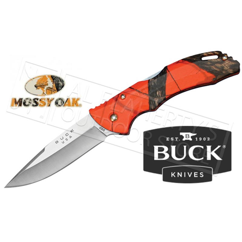Buck Knives 285 Bantam BLW Knife in Mossy Oak Blaze Camo #0285CMS9B