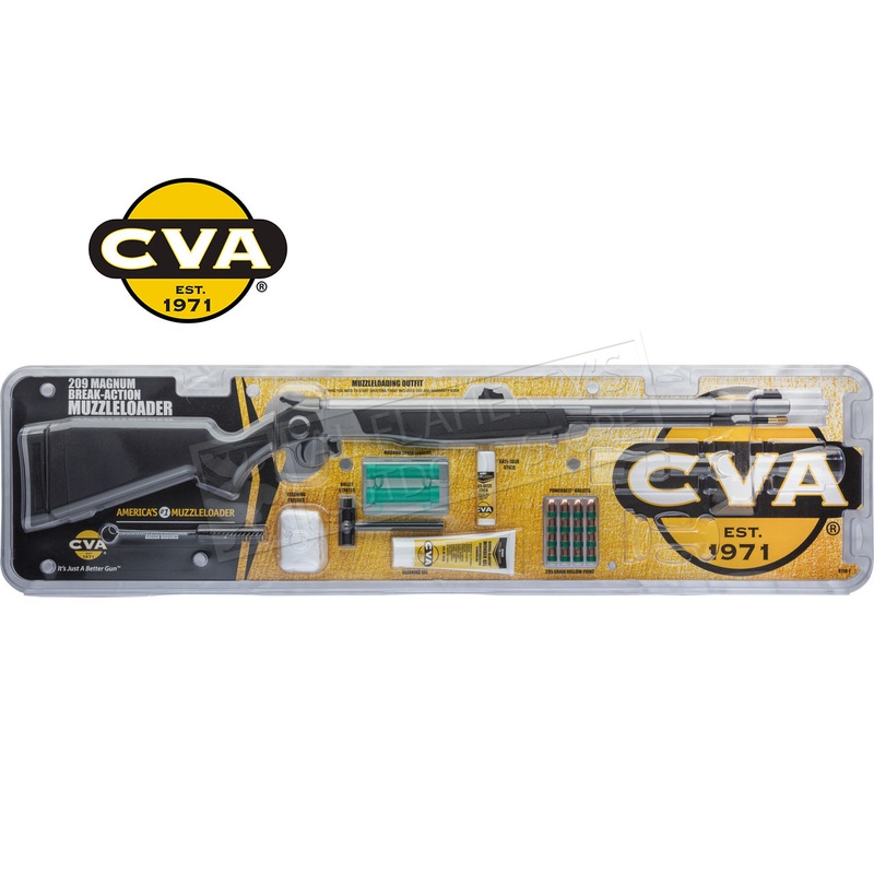 CVA Wolf V2 Stainless Steel Muzzleloading Outfit , 50 Cal. #PR2117SVP