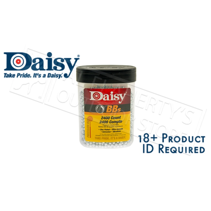 Daisy .177 BB Zinc Plated Steel, Bottle of 2400 #980024-446