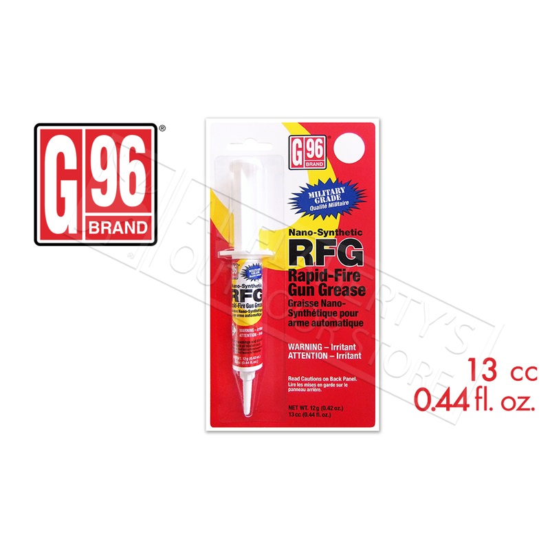 G96 Rapid Fire Gun Grease, 0.44 fl. oz. Syringe #1043