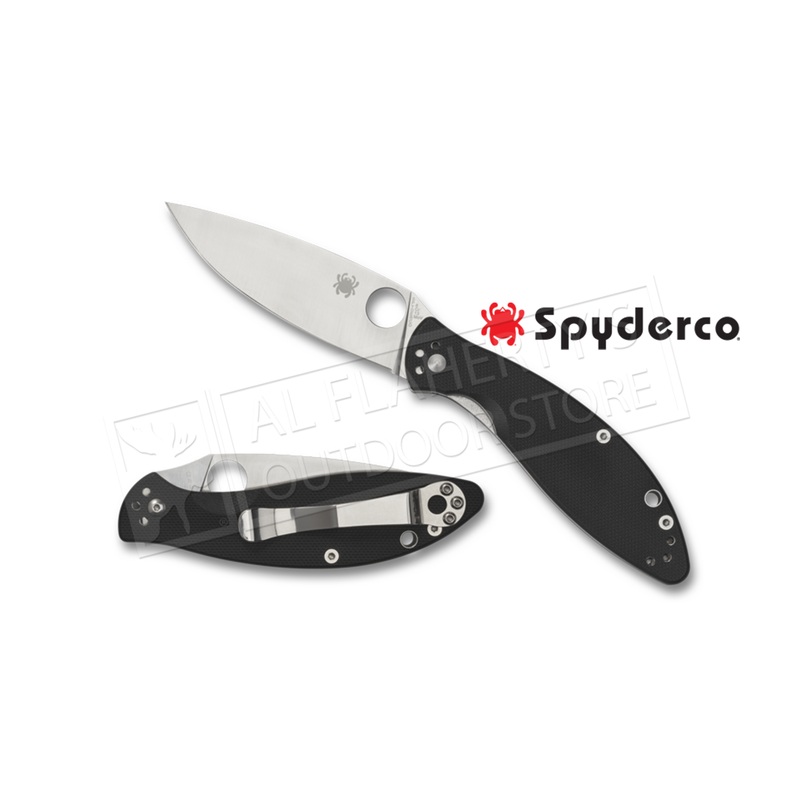 Spyderco Astute G-10 Folding Knife with Plain Edge #C252GP