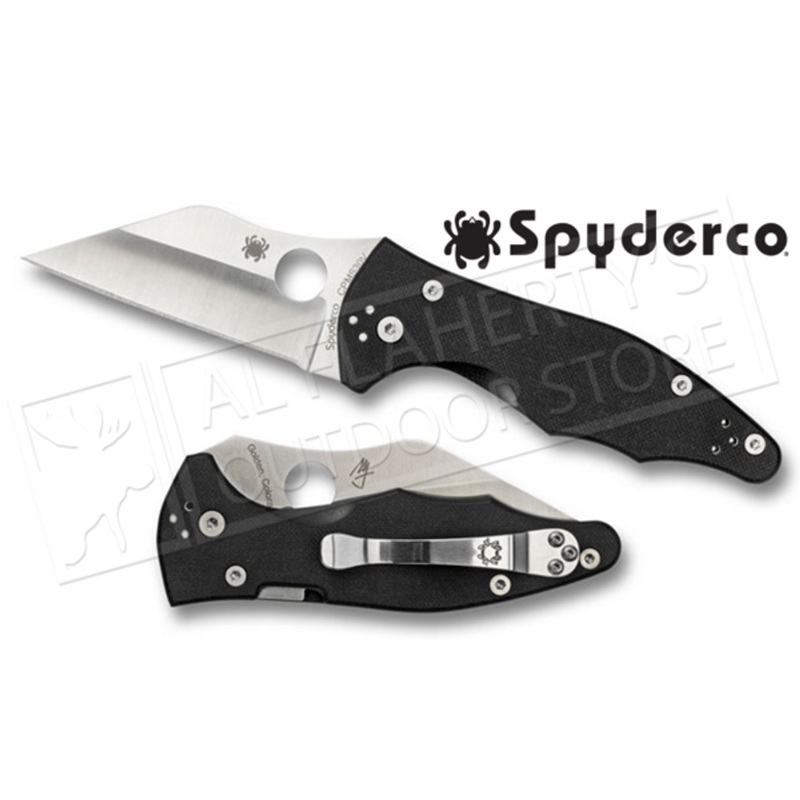 Spyderco Yojimbo 2 Folding Knife by Michael Janich, Plain Edge #C85GP2