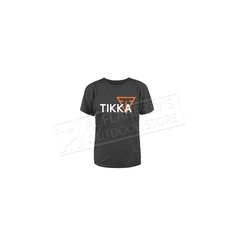 Tikka Logo T-Shirt, Charcoal #TKAC-CU7007