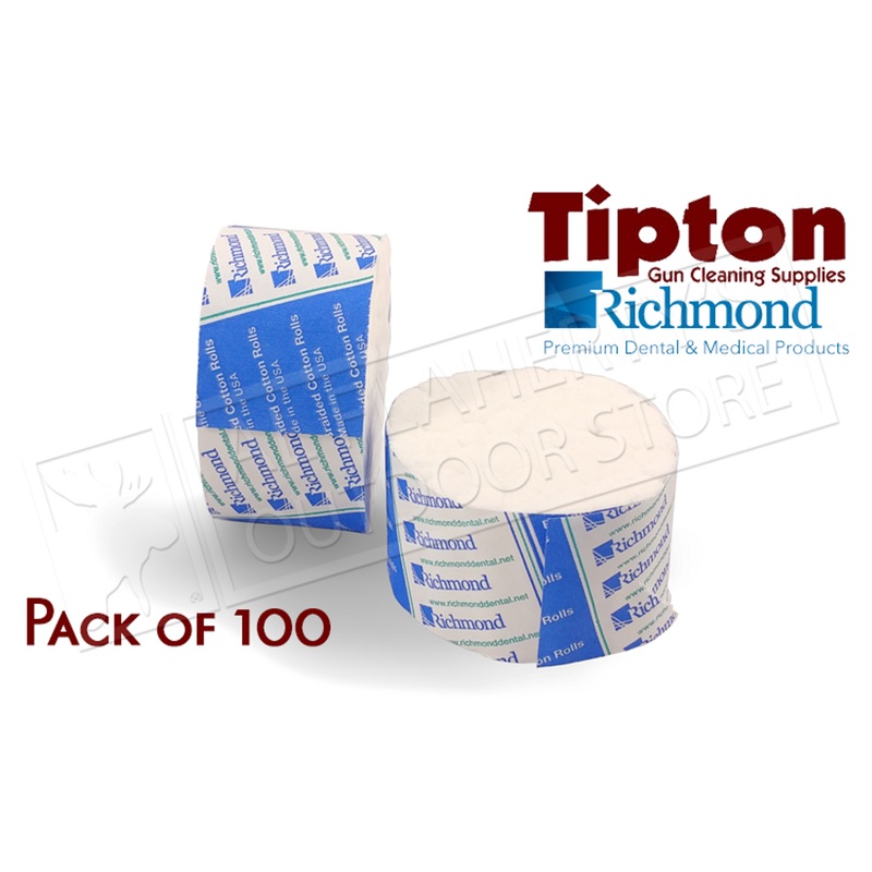Tipton Action Cleaning Swabs by Richmond Dental, Pack of 100 #115373