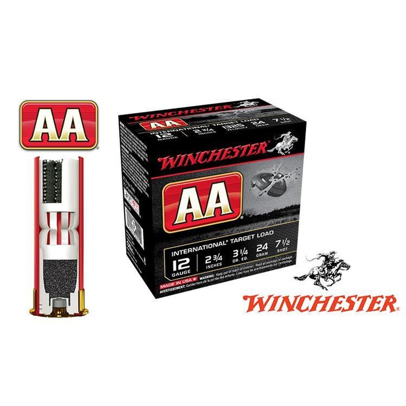Winchester AA International Target Load 12 Gauge #7-1/2, 2-3/4