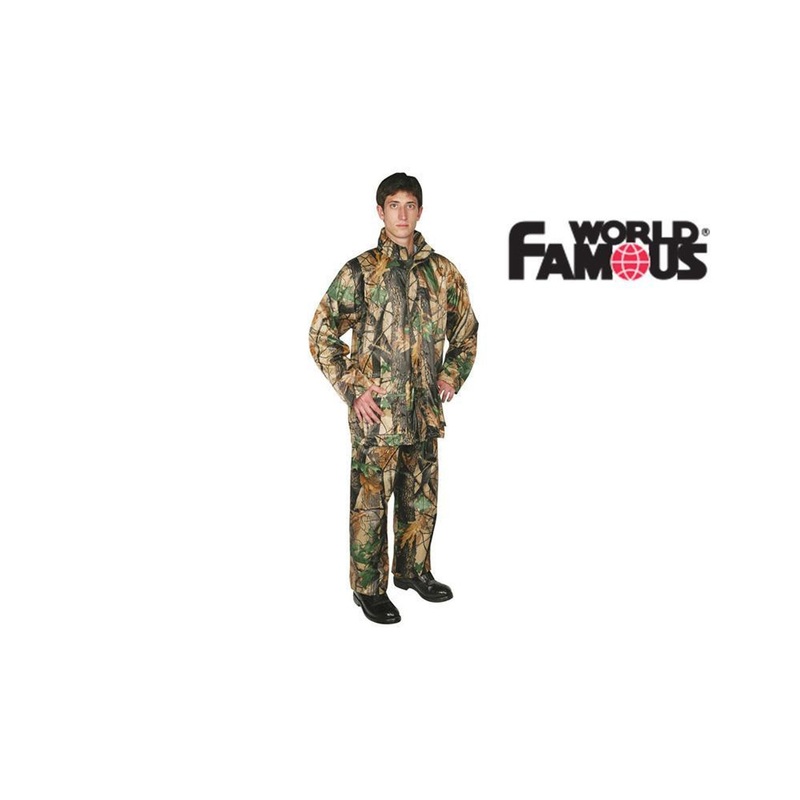 World Famous Stormfront Rainsuit, Camouflage, M- 2XL #6124