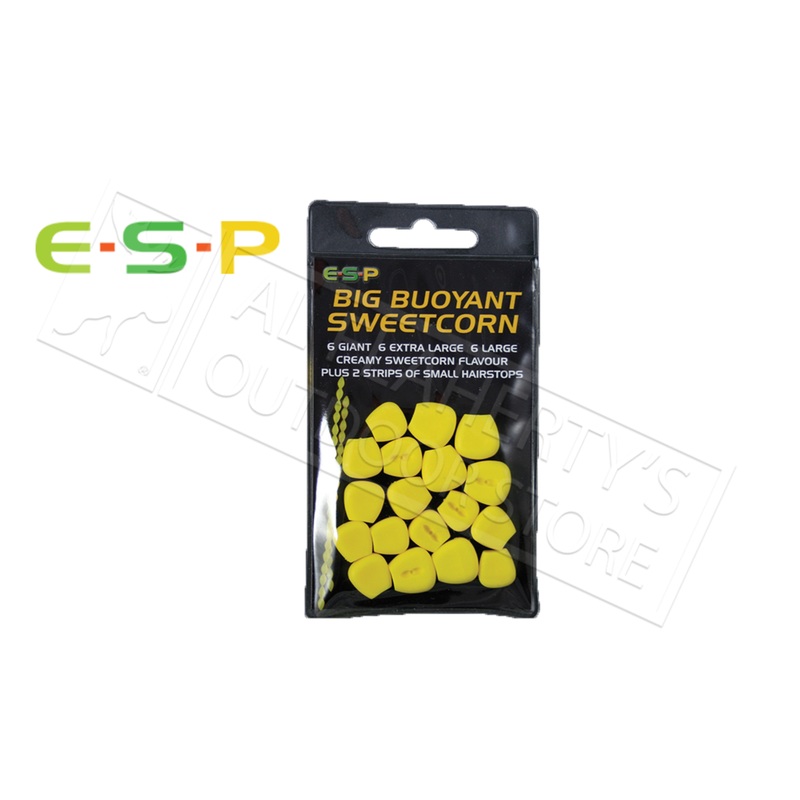 E-S-P Big Buoyant Sweetcorn – Artificial, Yellow 18 Kernels #ESCORN-Y