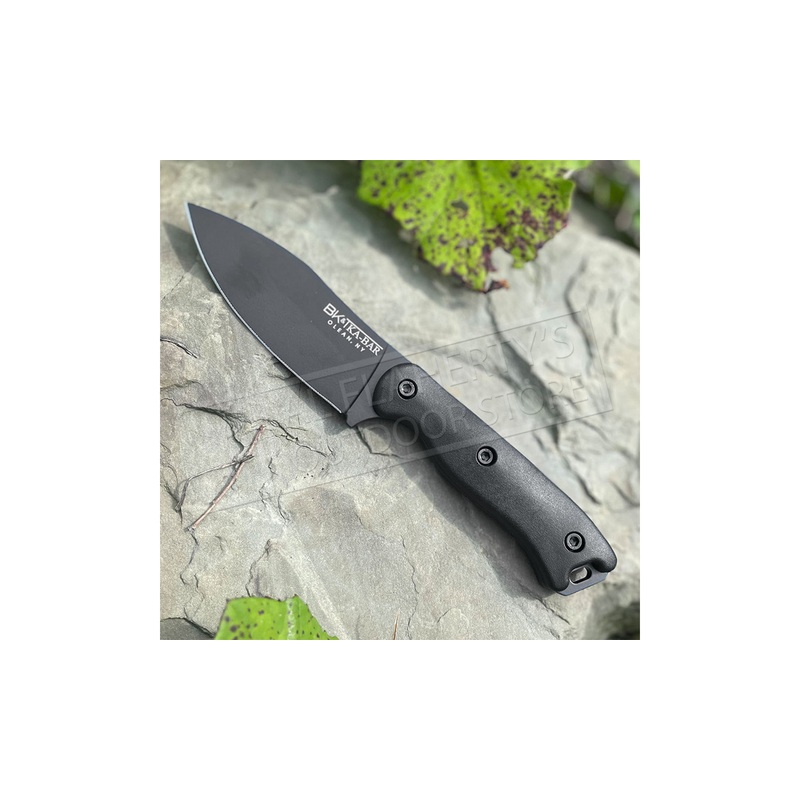 KA-BAR Becker Nessmuk Knife, Black Straight Edge #BK19BK