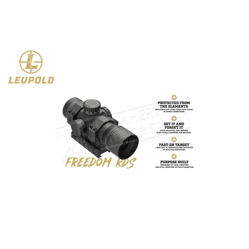Leupold Freedom – RDS (34mm) Red Dot 1.0 MOA Dot with Mount #180092