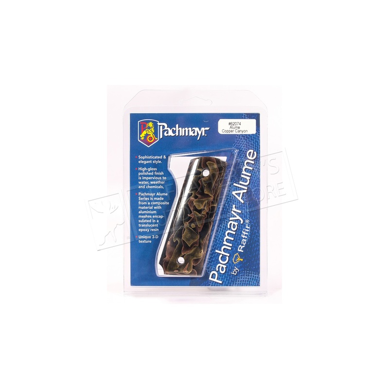 Pachmayr Alume Series by Raffir 1911 Grip Copper Canyon #62074
