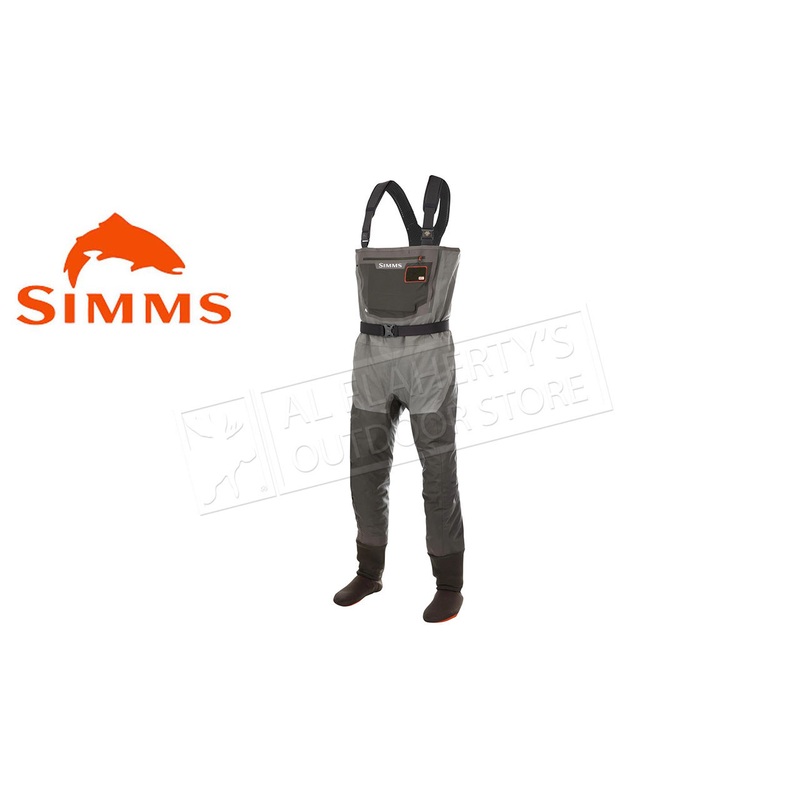 Simms Men’s G3 Guide Stocking Foot Wader, Gunmetal #13476-042