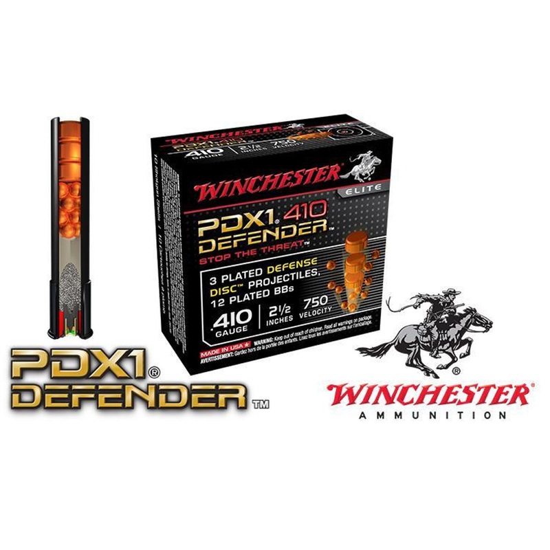 Winchester PDX1 Defender Shells .410 Gauge 2-1/2