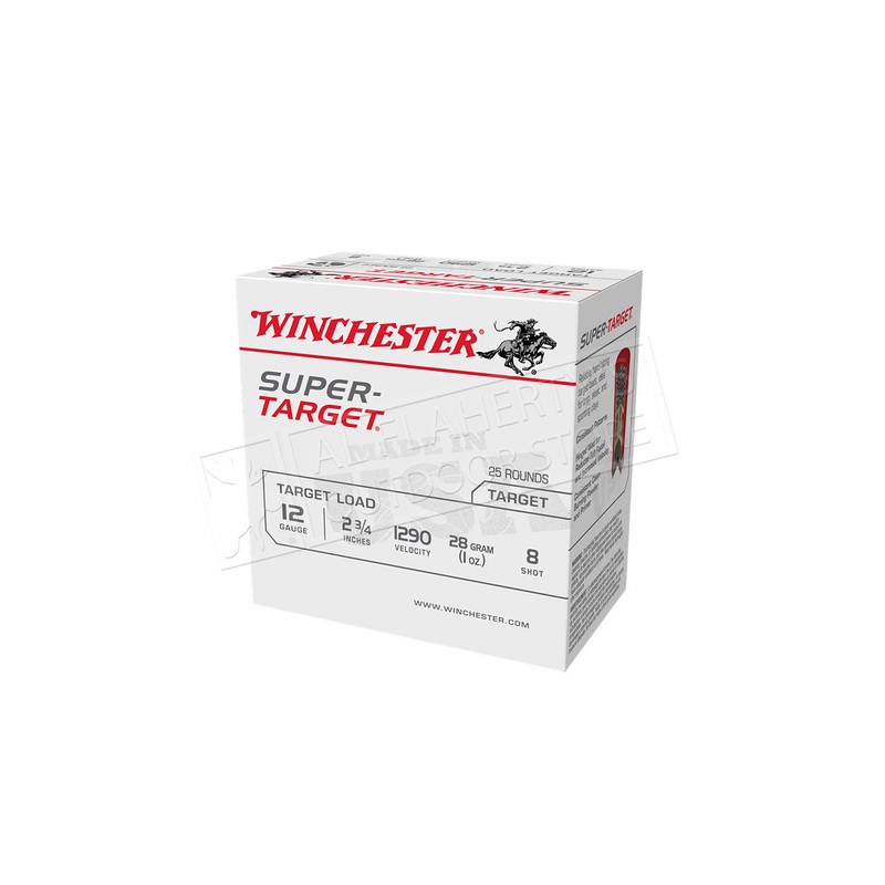 Winchester Super-Target 12 Gauge #8 , 2-3/4