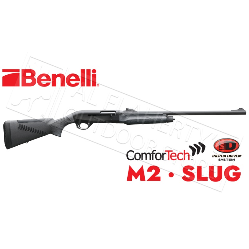 Benelli M2 Shotgun with Rifled Barrel with Sights & ComforTech Synthetic Stock