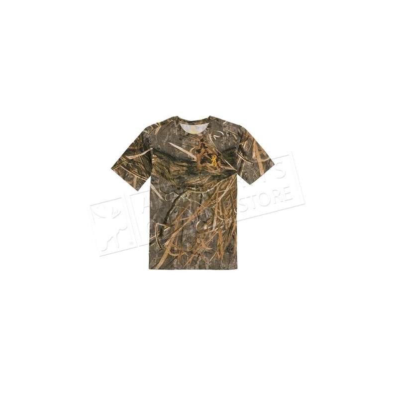 Browning Wasatch CB Short Sleeve T-Shirts in Mossy Oak Shadow Grass Habitat #301781590