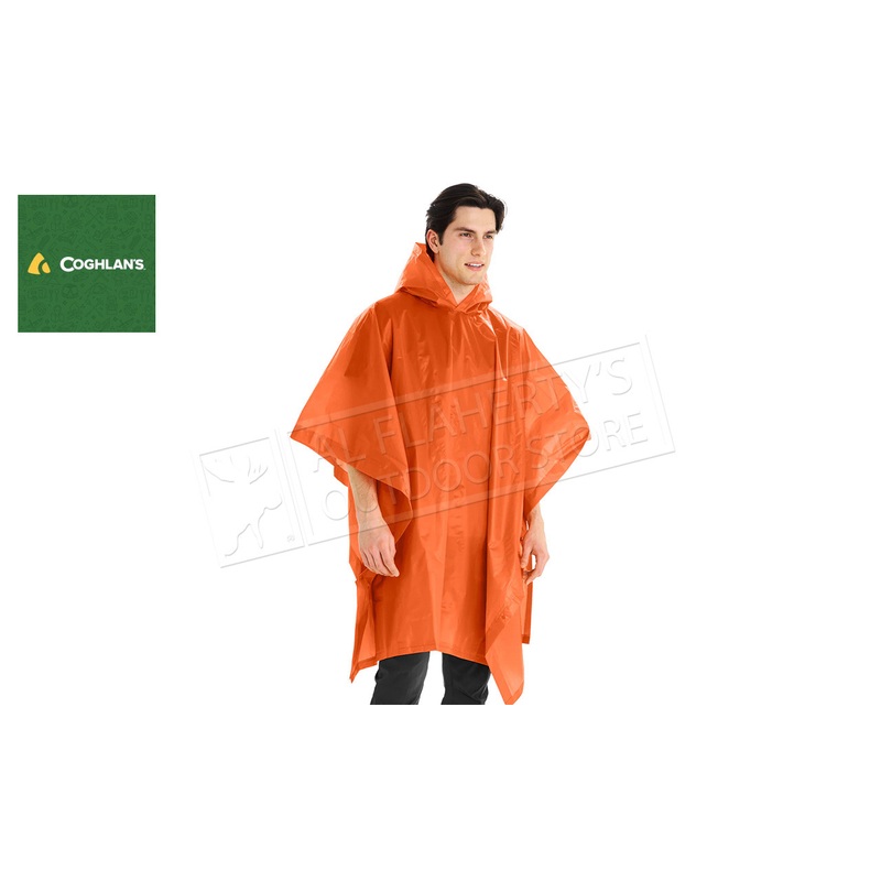 Coghlan’s Rain Poncho – Blaze Orange #2431