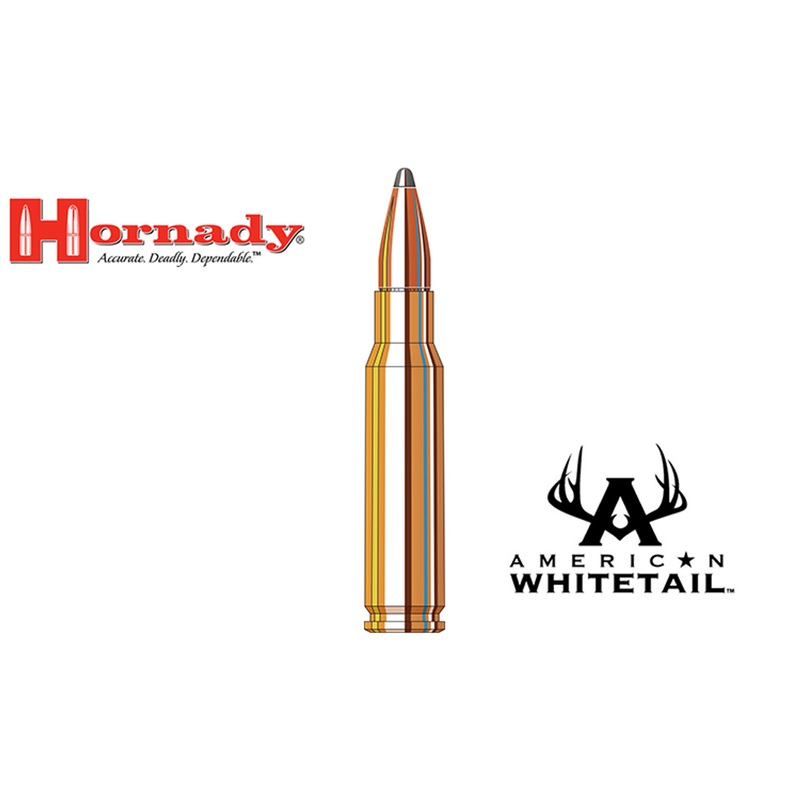 Hornady 308 WIN American Whitetail, Interlock SP 150 Grain Box of 20 #8090