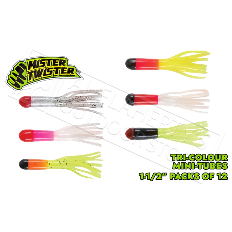 Mister Twister Tri-Color Mini Tubes, 1-1/2