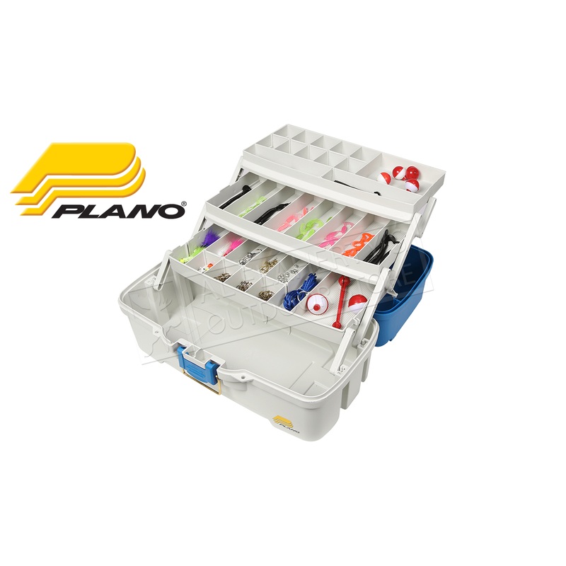 Plano Let’s Fish! Three-Tray Tackle Box with 180 Pieces Kit #620310