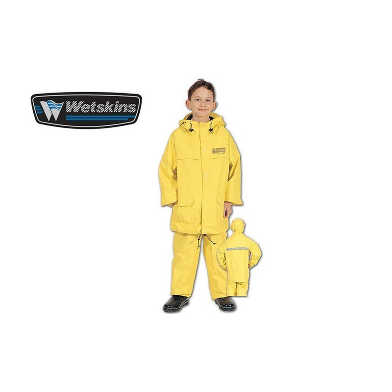WFS Wetskins Rain Suit – Boys Yellow, S-L #8914