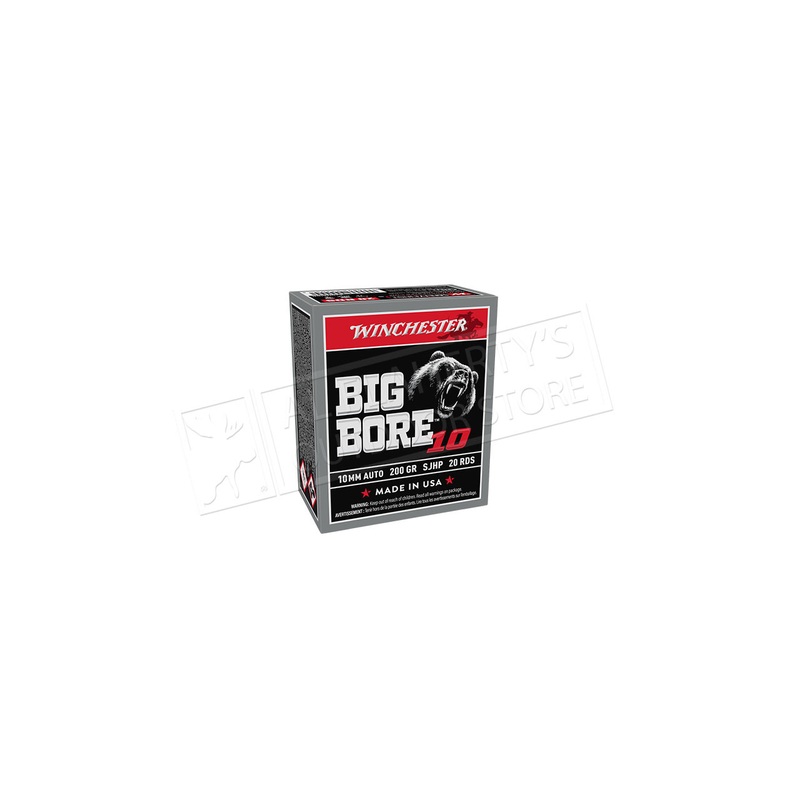 Winchester 10mm AUTO Big Bore 200 Grain SJHP #X10MMBB