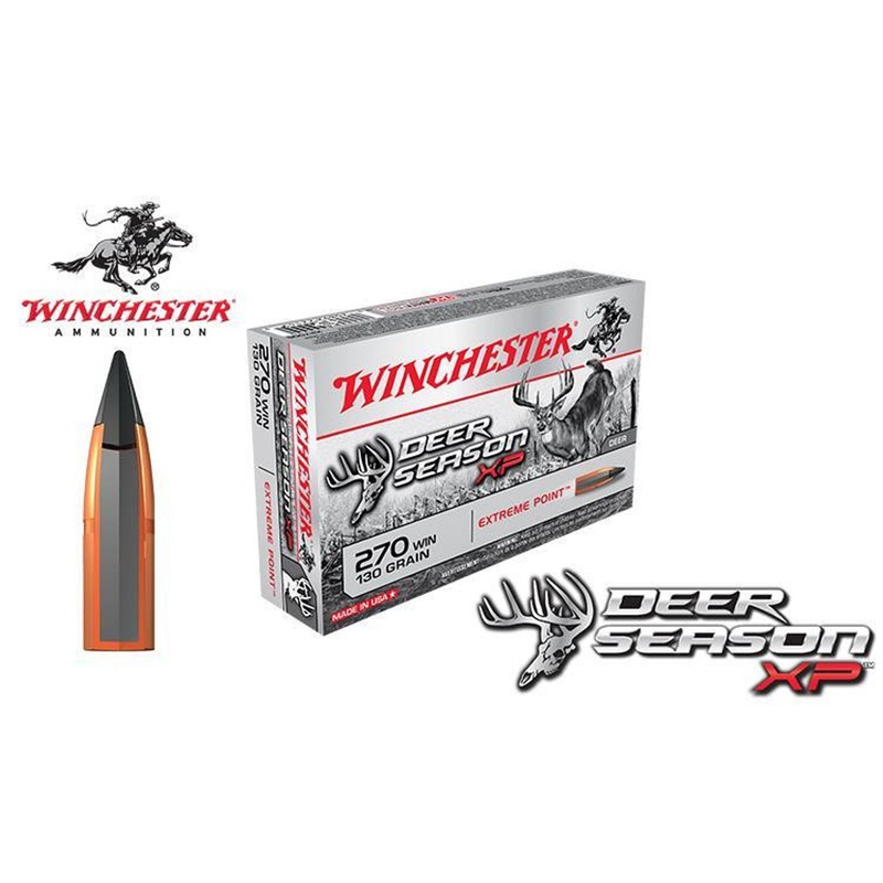 Winchester 270 WIN Deer Season XP, Polymer Tipped 130 Grain Box of 20 #X270DS