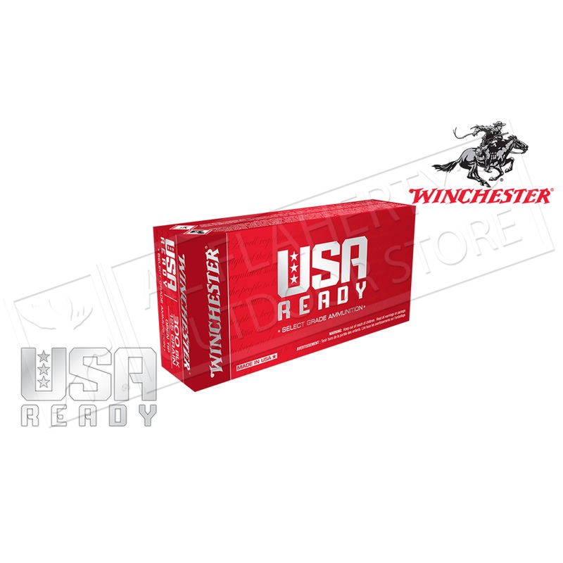 Winchester 300 Blackout USA Ready Select Grade – 125 Grain Open-Tip Target Box of 20 #RED300