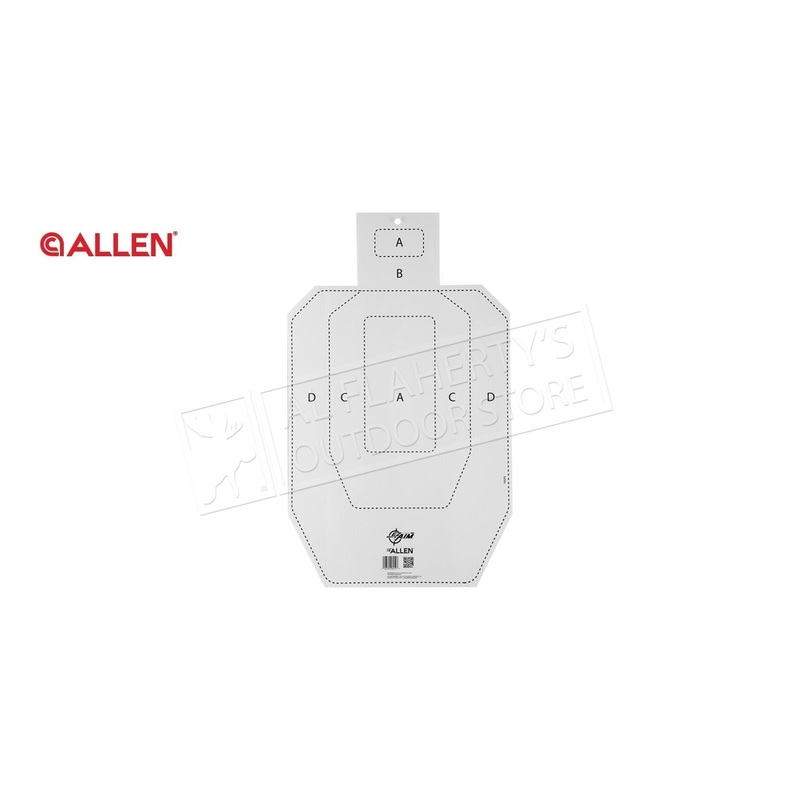 Allen EZ Aim Coroplast IPSC Silhouette 18×30 Target #15575