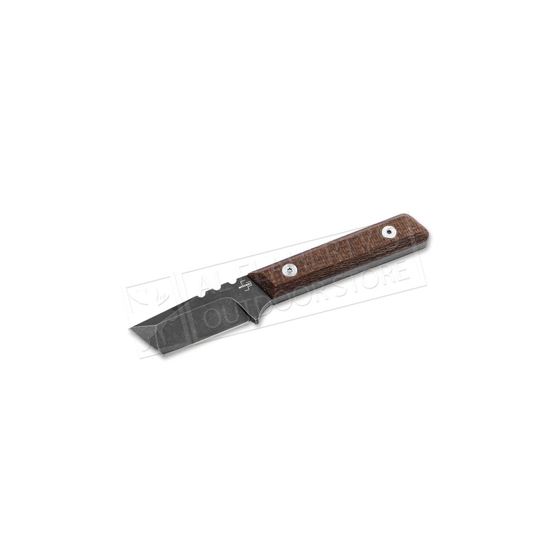 Boker Plus Thicker Clipper Fixed Blade Knife #02BO601