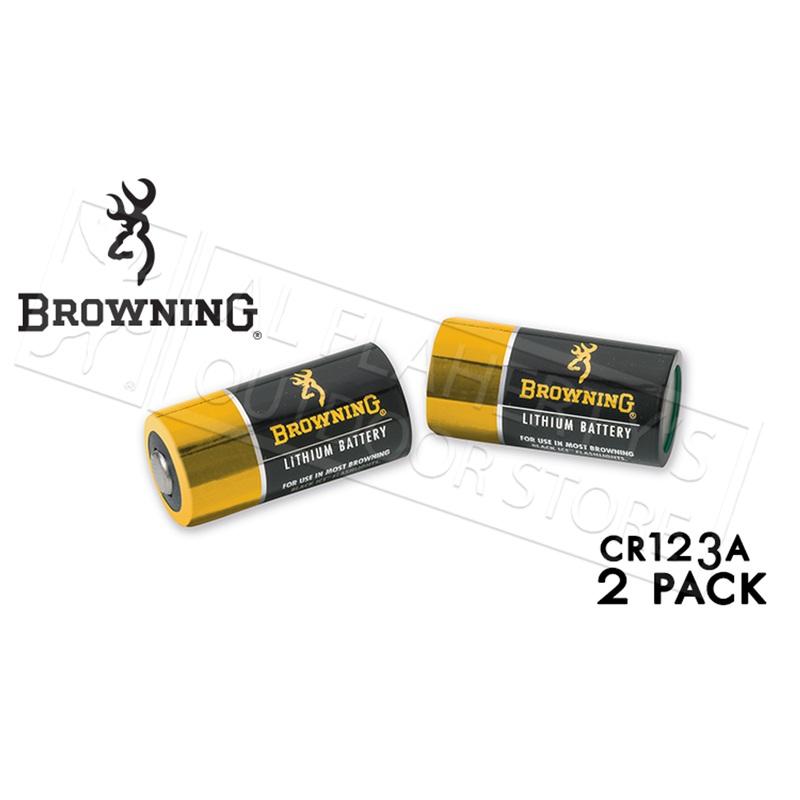 Browning CR123A Lithium Battery 2-Pack #3742000
