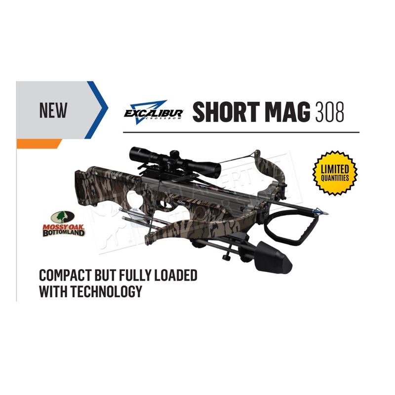 Excalibur 308 Short Crossbow Package in Bottomlands Camo # E12378