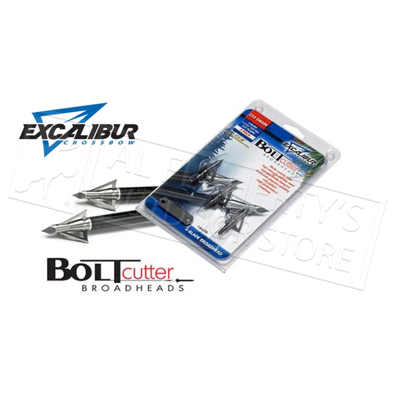 Excalibur Boltcutter Broadheads – 150 Grain 3-Pack #6670