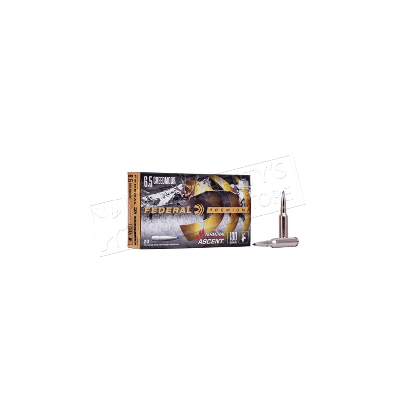 Federal Terminal Ascent 6.5 Creedmoor, 130 Grain, Box of 20 #P65CRDTA1