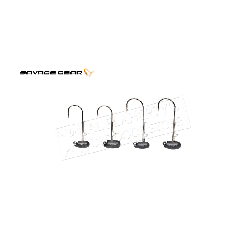 Savage Gear Ned Head Jig 1/0, Black