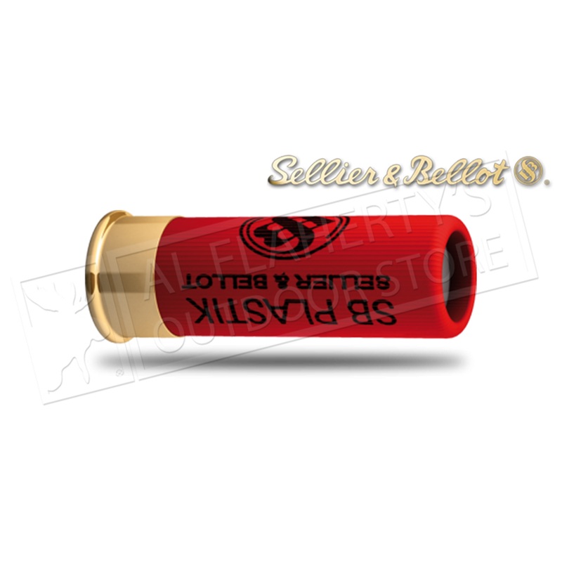Sellier & Bellot SB Plastik 00-Buckshot 12 Gauge 9 Pellet, 2-3/4