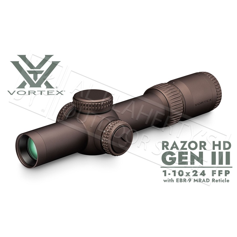 Vortex Razor HD Gen III Scope 1-10x24mm with mrad Reticle #RZR-11002