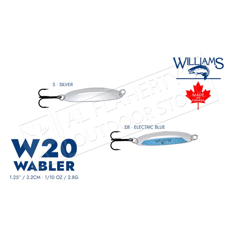 Williams Wablers Size W20 – Various Patterns 1.25