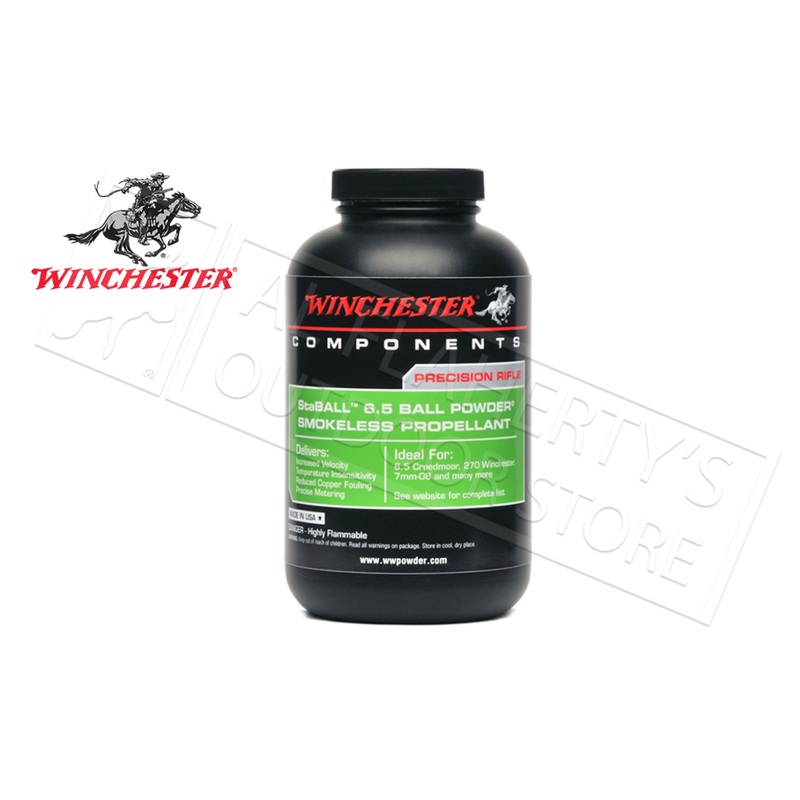 Winchester Ball Powder STABALL 6.5 1 Lbs #STABALL1