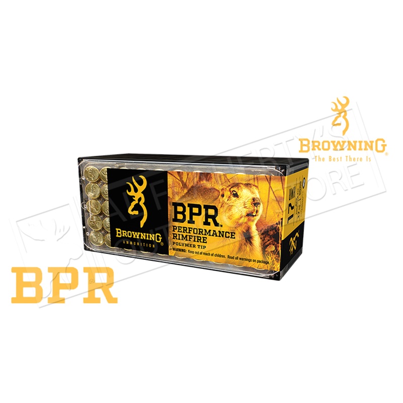 Browning Ammo 17HMR BPR Hunting Polymer Tipped 17 Grain Box of 50 #B195117050