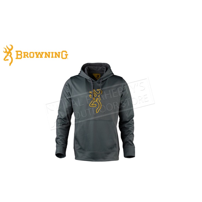 Browning Tech Long Sleeves Hoodie, Carbon #301188790