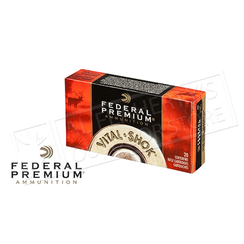 Federal Premium 30-06 Springfield Vital Shok, Nosler Partition 165 Grain Box of 20 #P3006AD