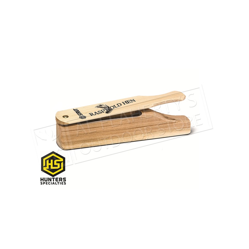 Hunters Specialties Raspy Old Hen Turkey Box Call #HS-STR-100179