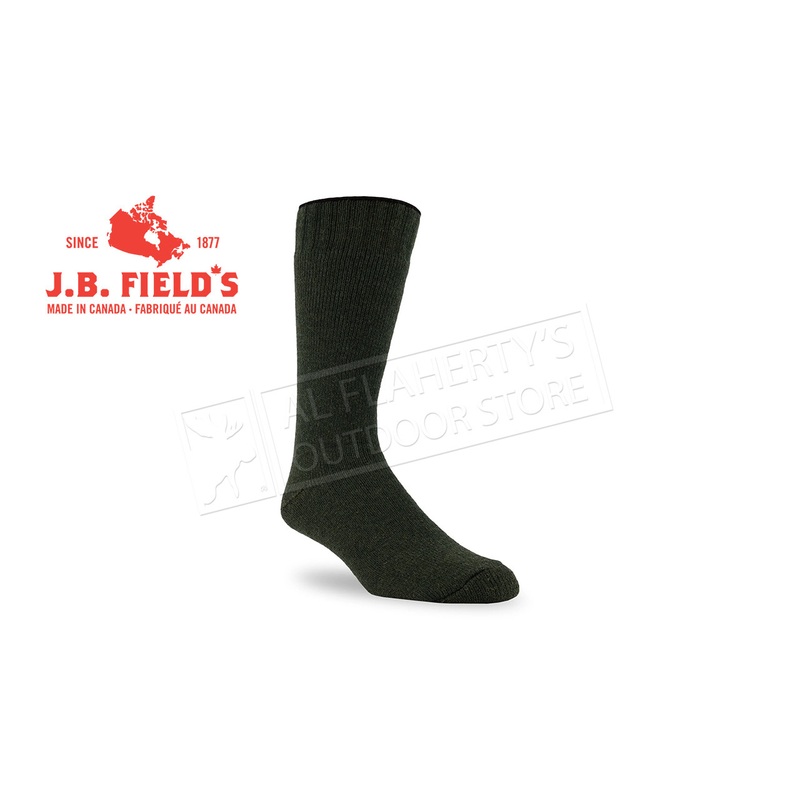 J.B. Field’s Men’s Trapper Wool Thermal Boot Sock, Hunter #8960-75